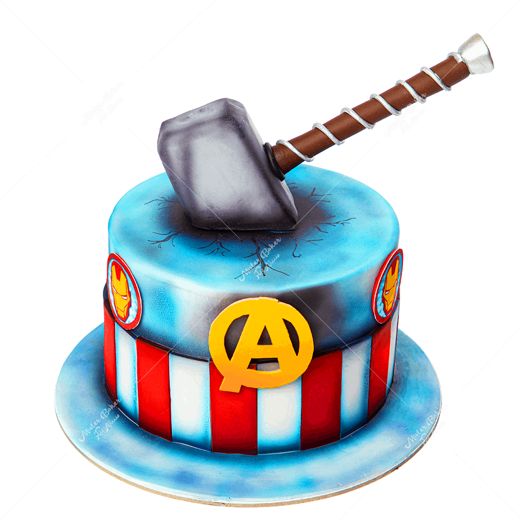 Thor Decorated Cake