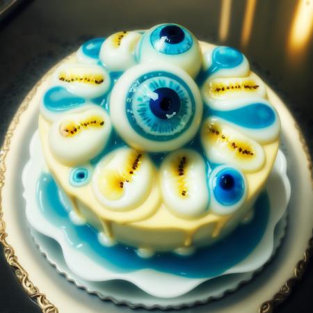 Greek Eye Decorated Cake