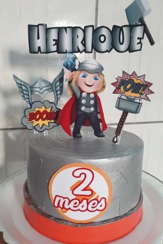 Bolo Decorado Thor