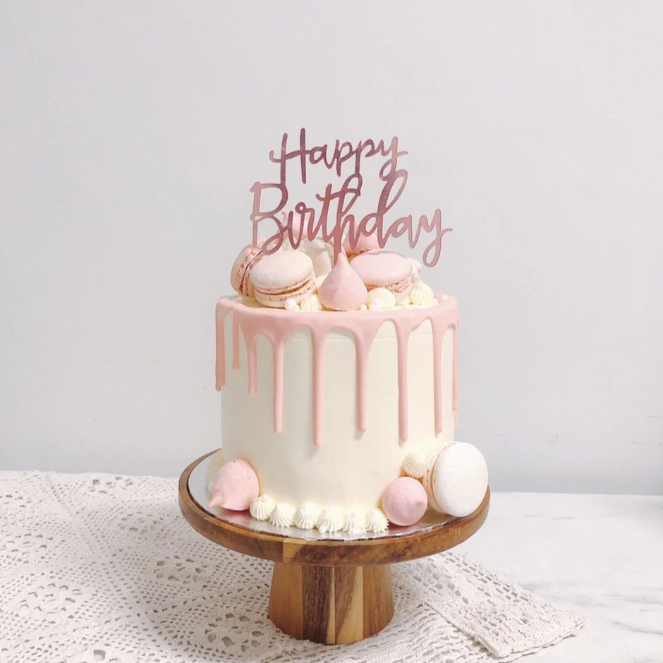 Pink Decorated Cake