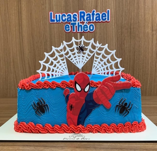 Bolo Decorado Homem Aranha