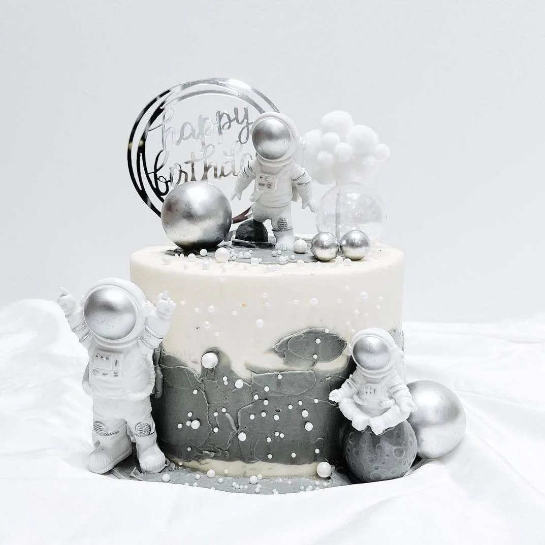 Astronaut Decorated Cake