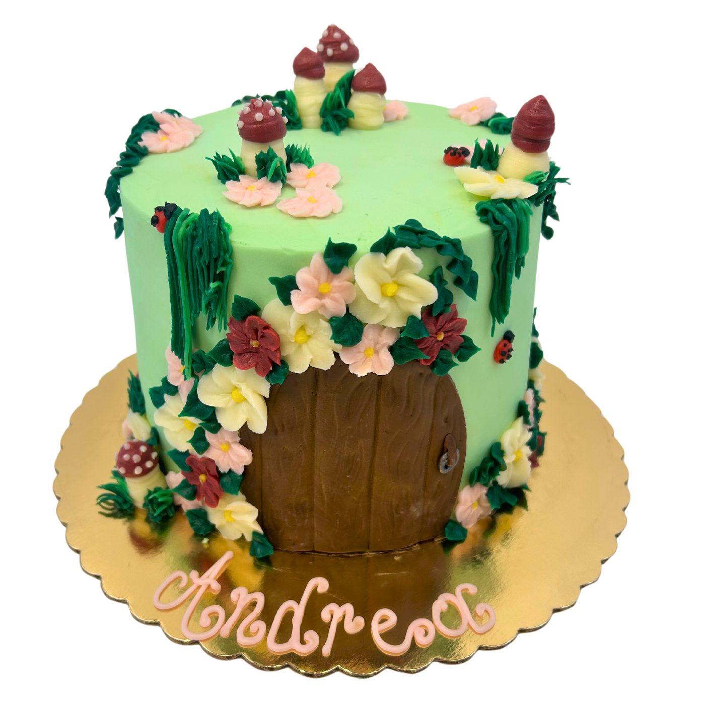 Decorated Garden Cake