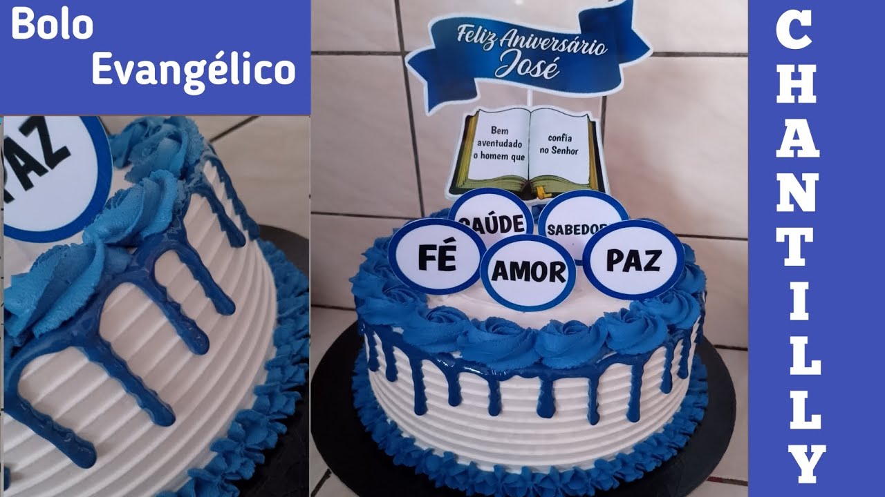 Bolo Decorado Evangelico