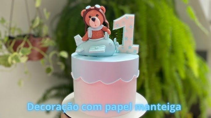 Bolo Decorado Ursinho