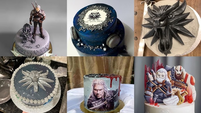 The Witcher Decorated Cake