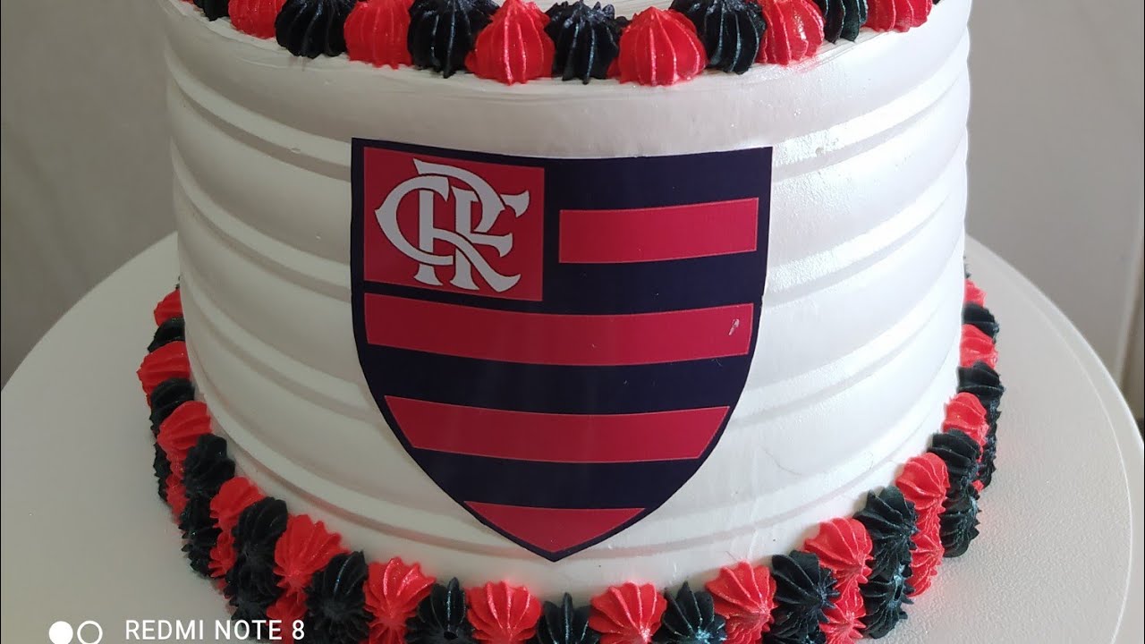 Bolo Decorado Flamengo