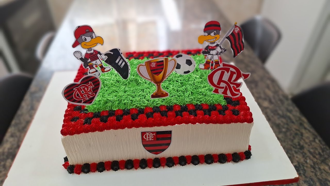 Bolo Decorado Flamengo