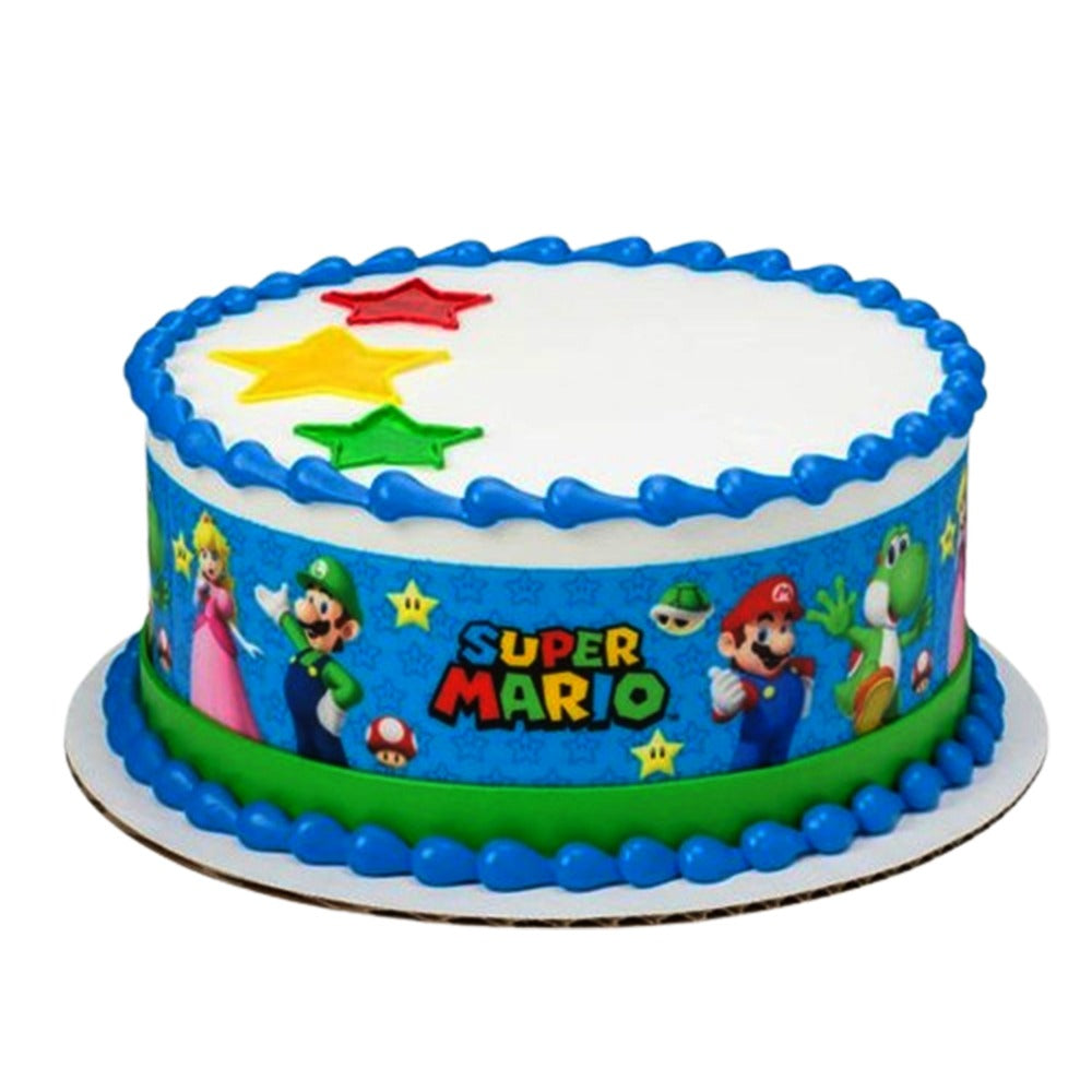 Mario Bros Decorated Cake