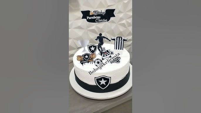 Bolo Decorado Botafogo