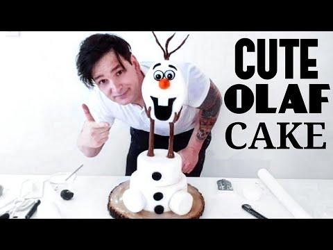 Olaf Decorated Cake