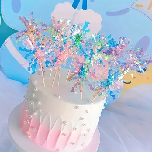 Decorated Rain Cake