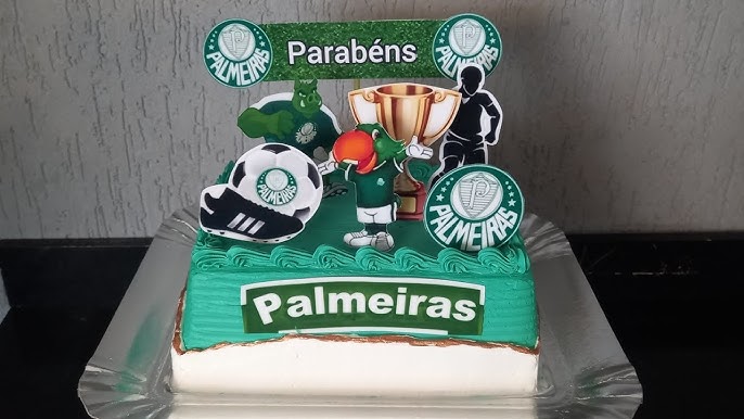 Free Palmeiras Decorated Cake