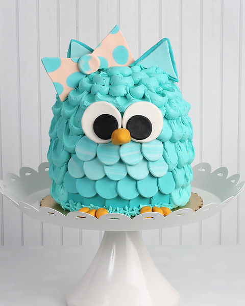 Owl Decorated Cake