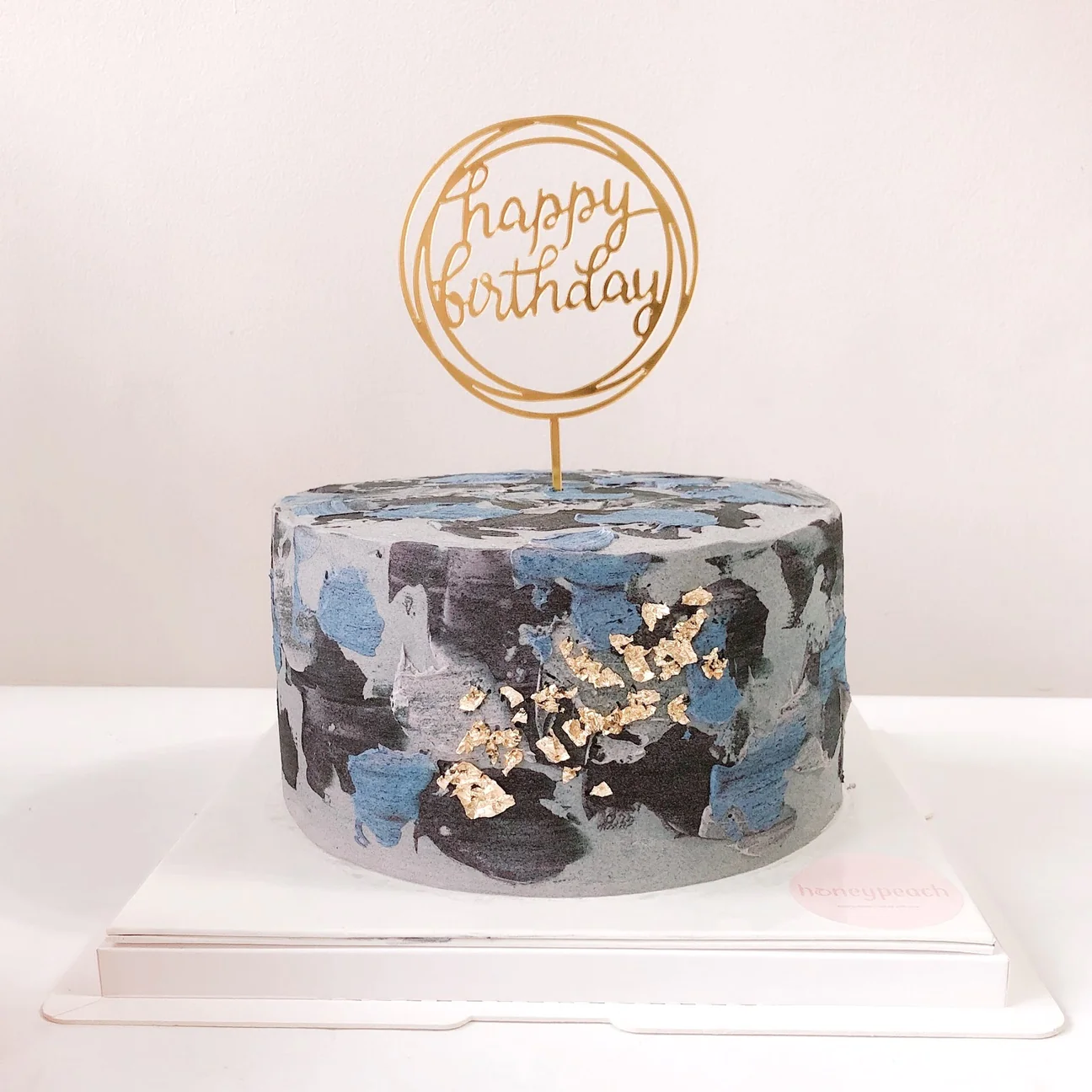 Abstract Decorated Cake