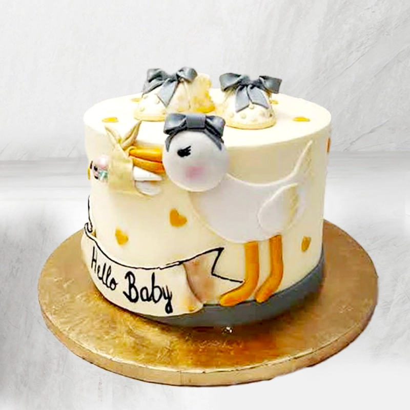 Bird Decorated Cake