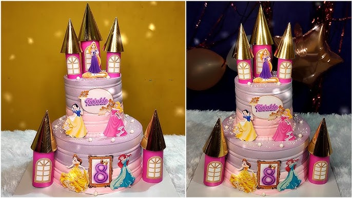 Disney Princess Decorated Cake