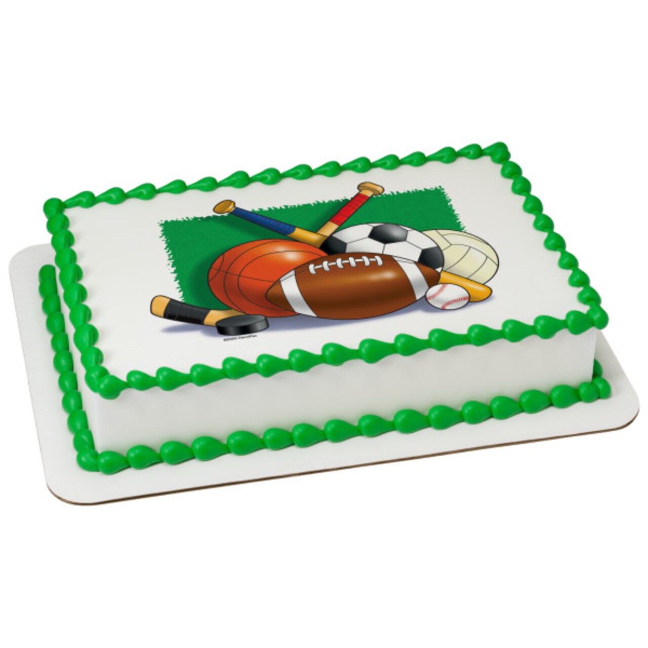 athletic decorated cake