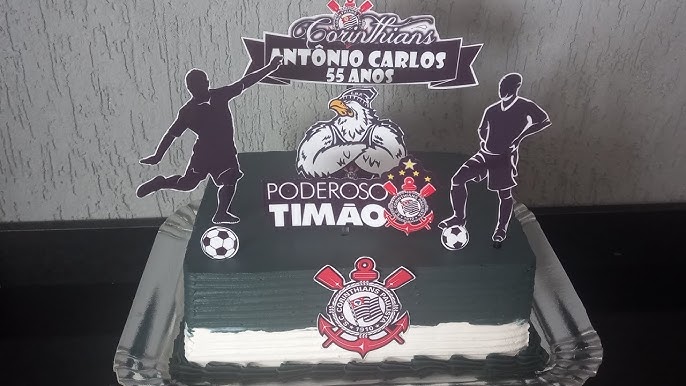 Bolo Decorado Corinthians