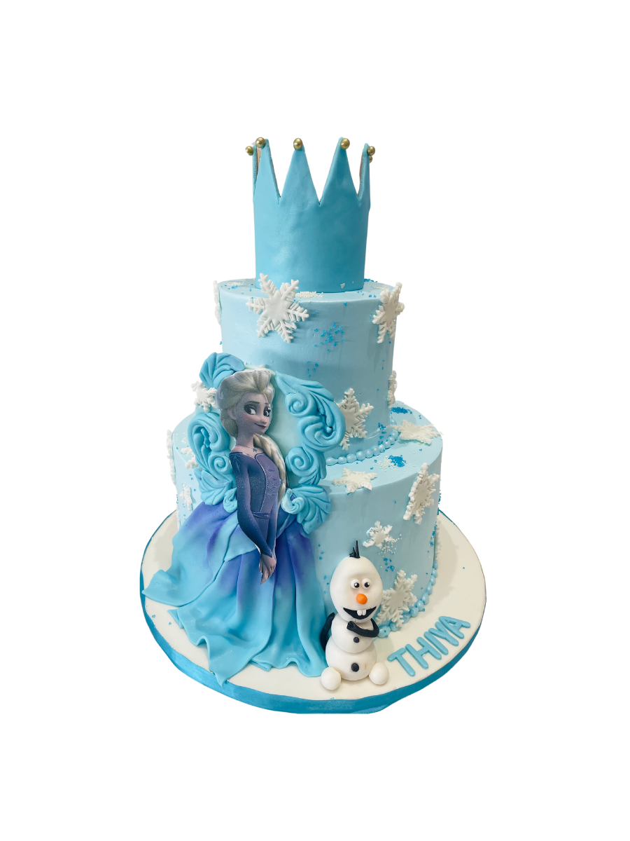 Olaf Decorated Cake