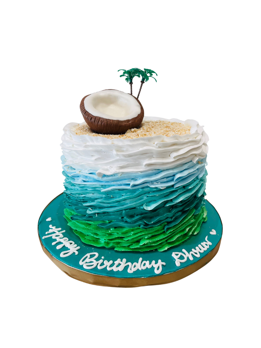 Tropical Decorated Cake