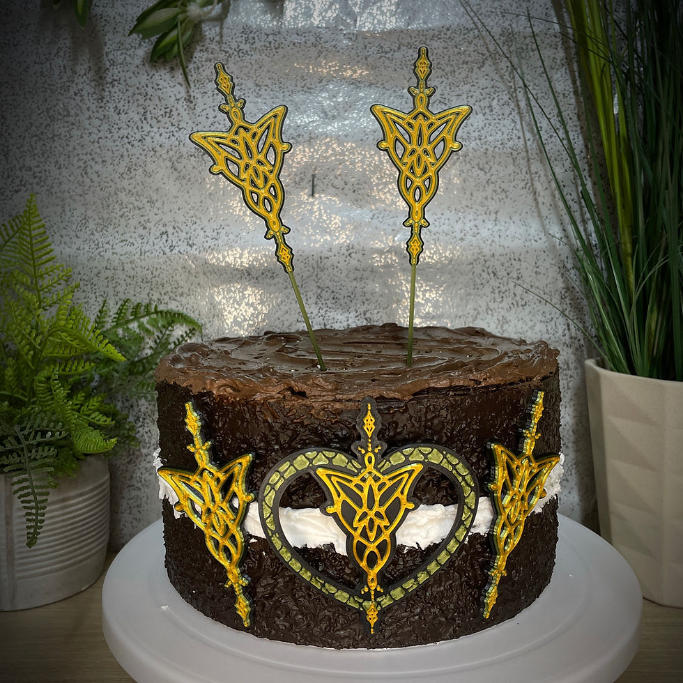 Lord Of The Rings Decorated Cake