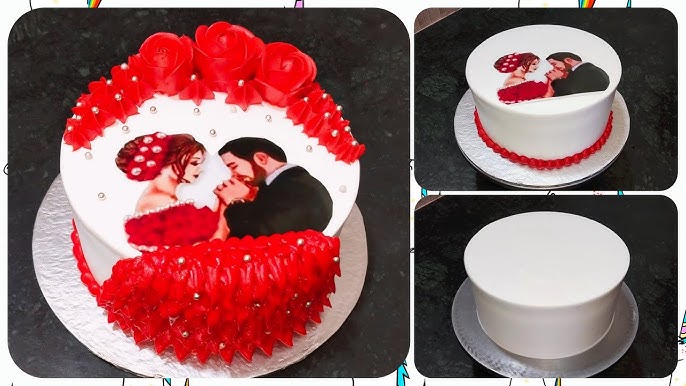 Romantic Decorated Cake