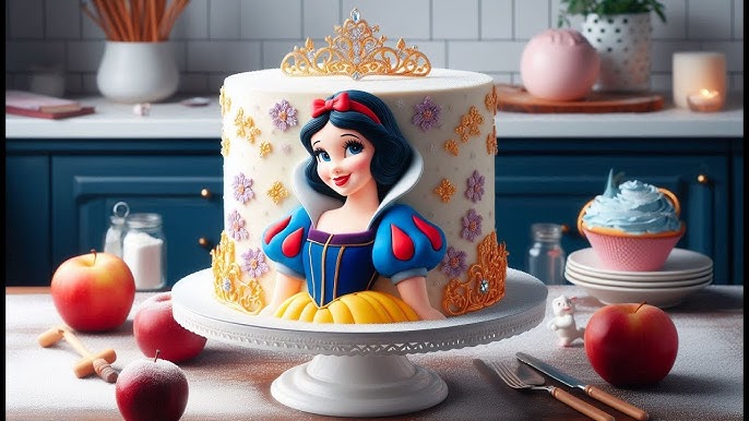 Snow White Decorated Cake