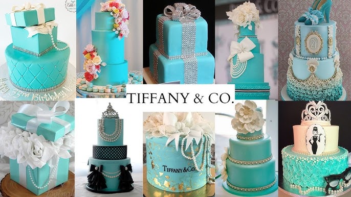 Tiffany Blue Decorated Cake