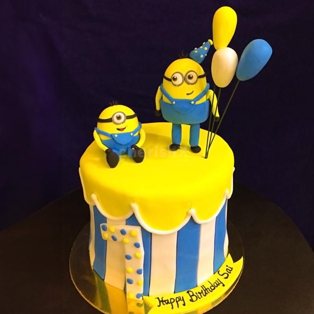 Minion Decorated Cake