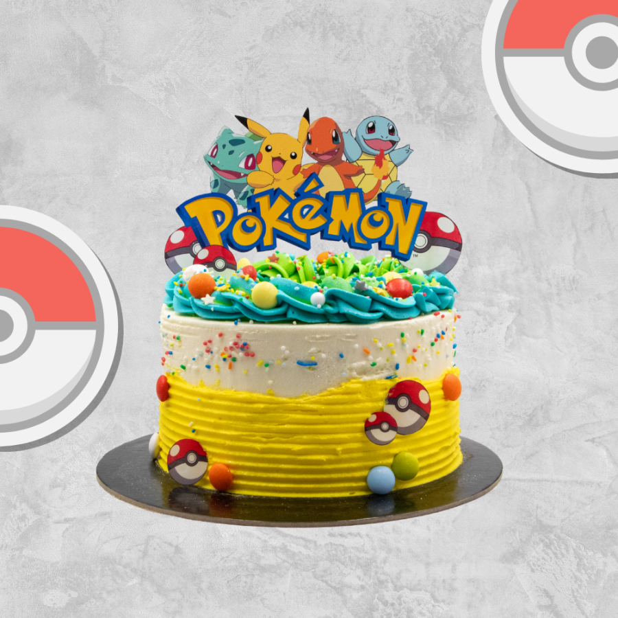 pokemon decorated cake