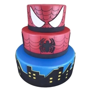 Bolo Decorado Homem Aranha