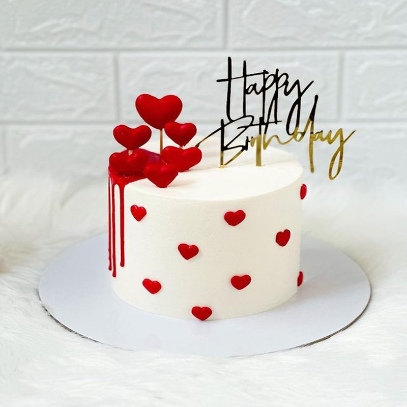 Romantic Decorated Cake