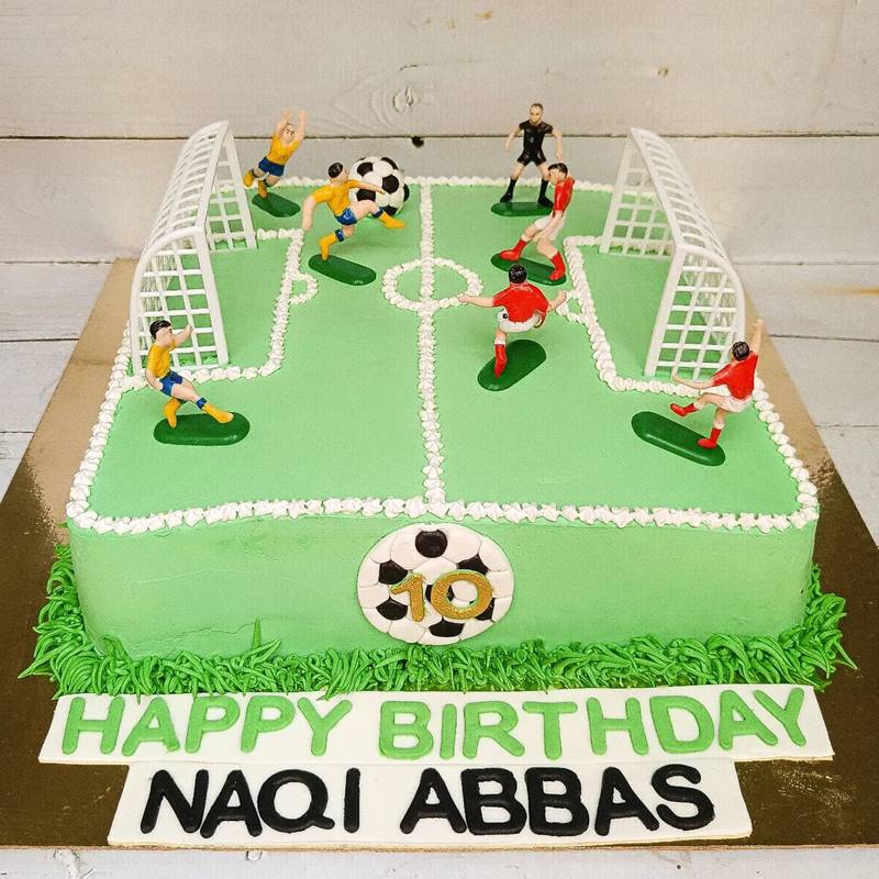 Football Field Decorated Cake