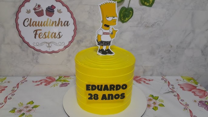 Bolo Decorado Simpsons