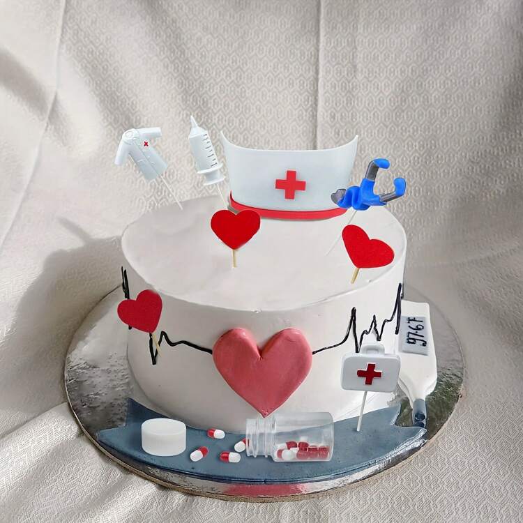 Nursing Decorated Cake