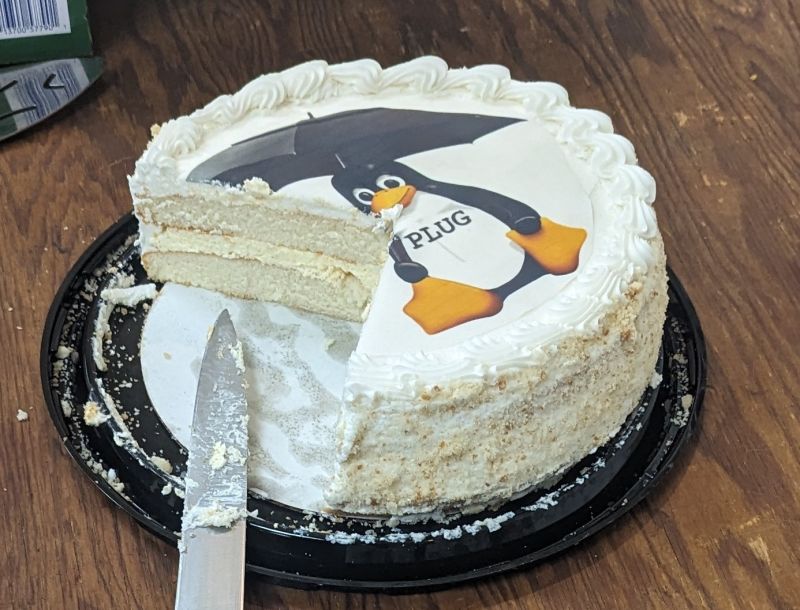 Linux Decorated Cake