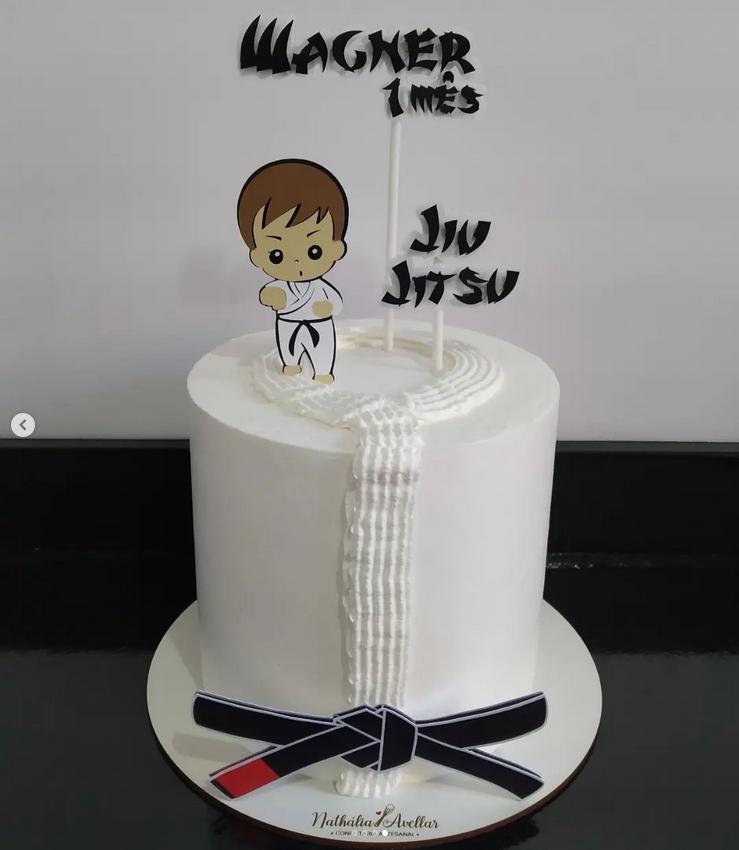 Jiu Jitsu Decorated Cake