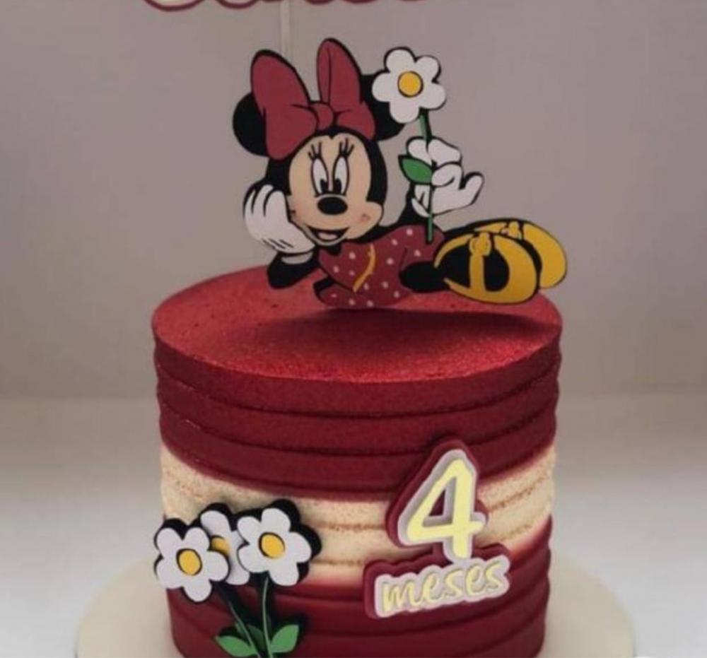 Bolo Decorado Minnie