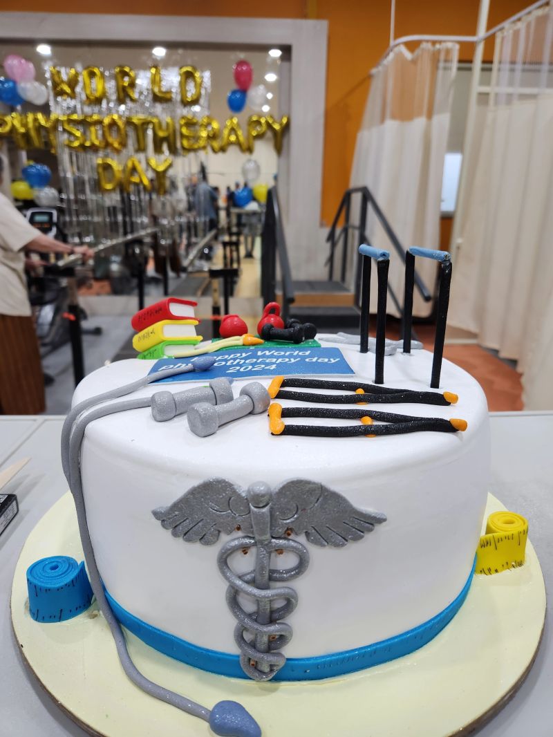 Physiotherapy Decorated Cake