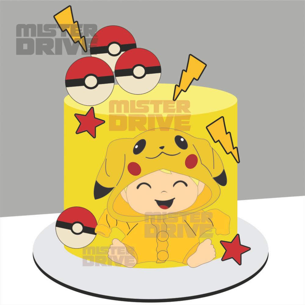 Bolo Decorado Pokemon