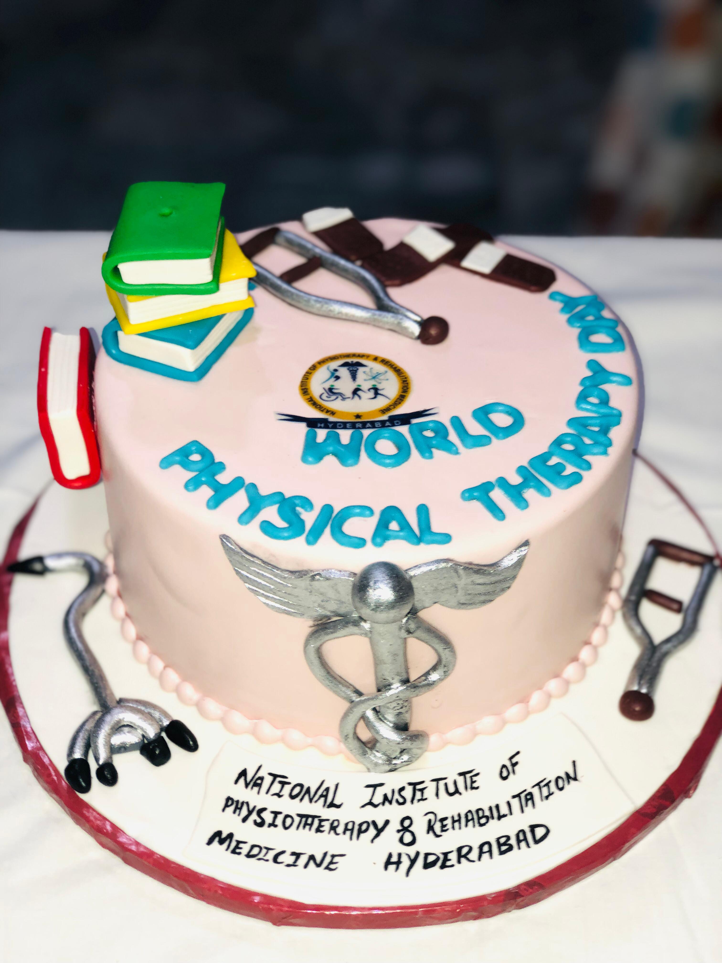 Physiotherapy Decorated Cake