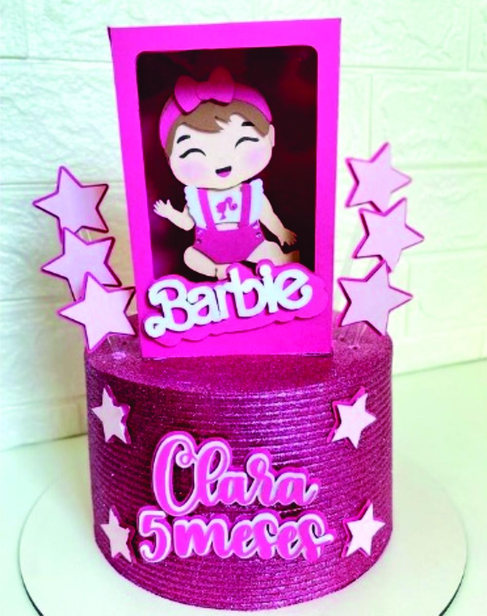 Bolo Decorado Barbie