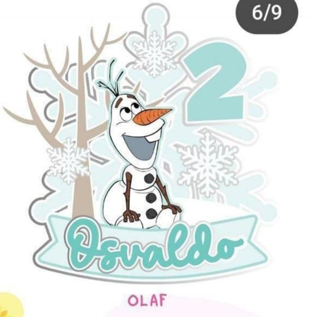 Bolo Decorado Olaf