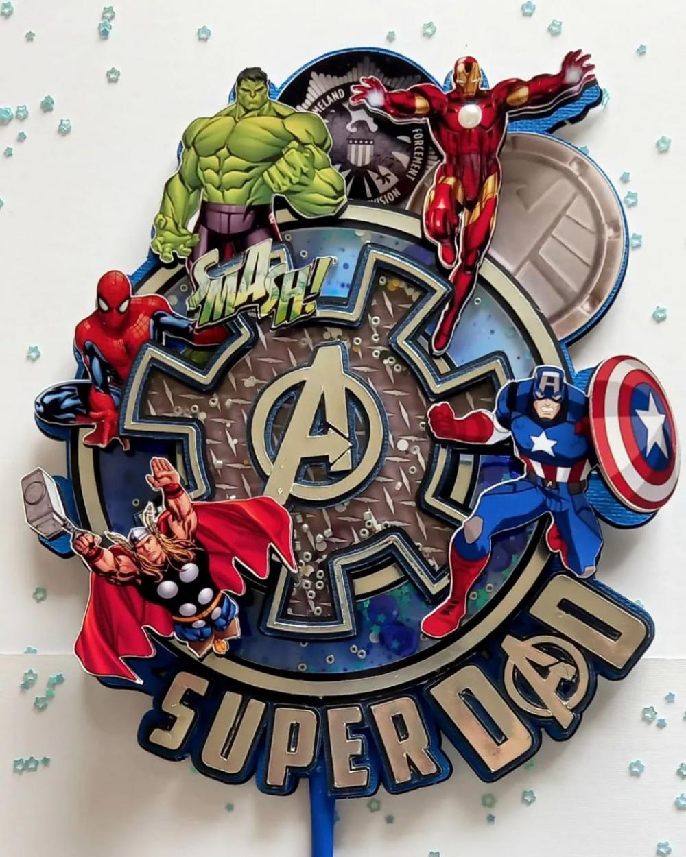 Bolo Decorado Marvel