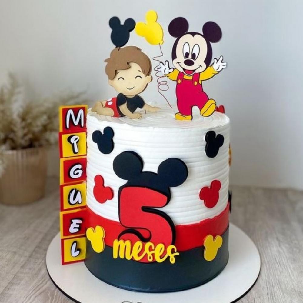 Bolo Decorado Mickey