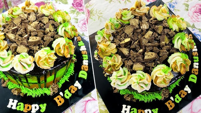 Camouflage Decorated Cake