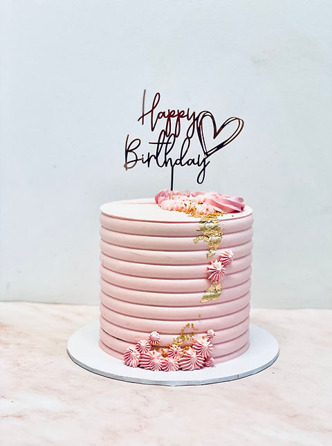 Pink Decorated Cake