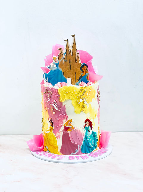 Disney Princess Decorated Cake