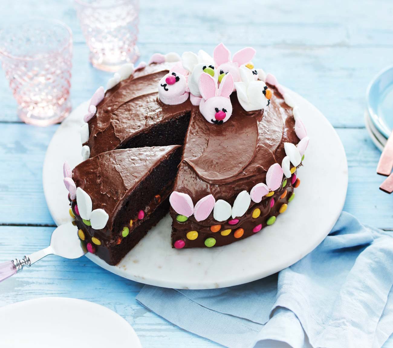 Easter decorated cake